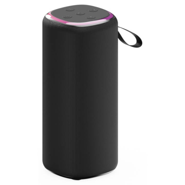 ALTAVOZ PORTATIL GEMBIRD SPK-BT-LED-08L 10W BT NEGRO LUZ LED