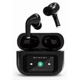 AURICULARES GEMBIRD TWS-LCD-ANC-01-BK NEGRO BT
