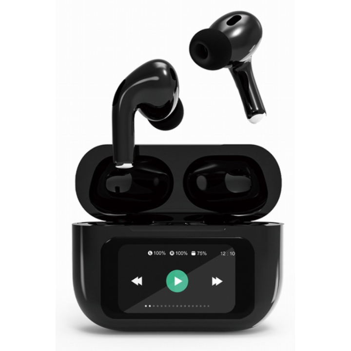 AURICULARES GEMBIRD TWS-LCD-ANC-01-BK NEGRO BT