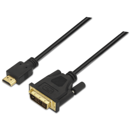 CABLE AISENS DVI A HDMI DVI18 1 M-HDMI A M NEGRO 1.8M