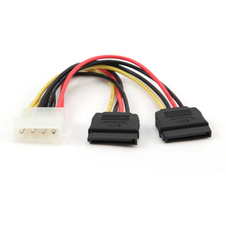 CABLE ALIMENTACION GEMBIRD 2x SATA 0,15M