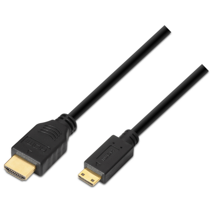 CABLE HDMI AISENS A MINI HDMI ALTA VELOCIDAD A/M-C/M NEGRO 1.8M