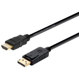 CABLE CONVERSOR AISENS DISPLAYPORT A HDMI DP/M-HDMI/M 2.0M