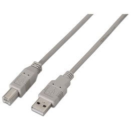 CABLE AISENS USB 2.0 IMPRESORA TIPO A M-B M BEIGE 1.8M