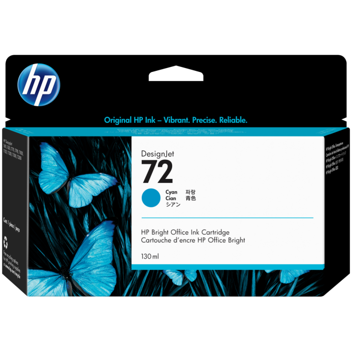 TINTA HP 72 CIAN