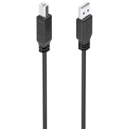 CABLE USB 2.0 AISENS CON AMPLIFICADOR TIPO A/M-B/M, NEGRO, 10M
