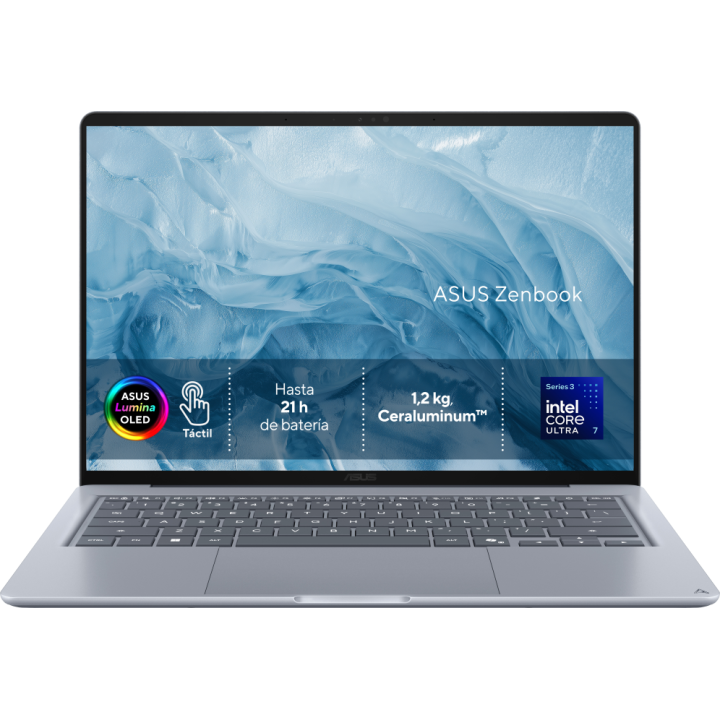 PORTATIL ASUS ZENBOOK 14 UX3480AA-SU535W U7 355 24GB 512GB 14"OLED W11H BLUE noAC