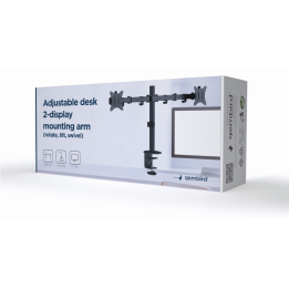 SOPORTE DE PARED GEMBIRD PARA TV (INCLINABLE) 2 PANTALLAS 17-32'' HASTA 9 KG