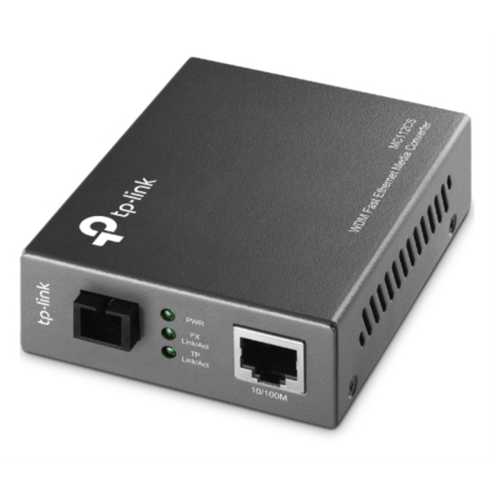 CONVERTIDOR TP-LINK RJ45 10/100 A FIBRA MONOMODO SC