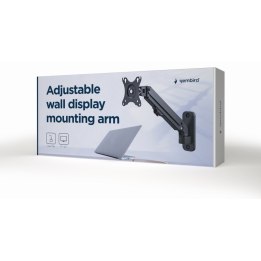AJUSTABLE WALL DISPLAY MOUNTING ARM UP TO 27" 7 KG GEMBIRD