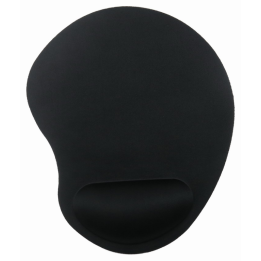ALFOMBRILLA GEMBIRD RATON REPOSAMUÑECAS NEGRO 260X220X4