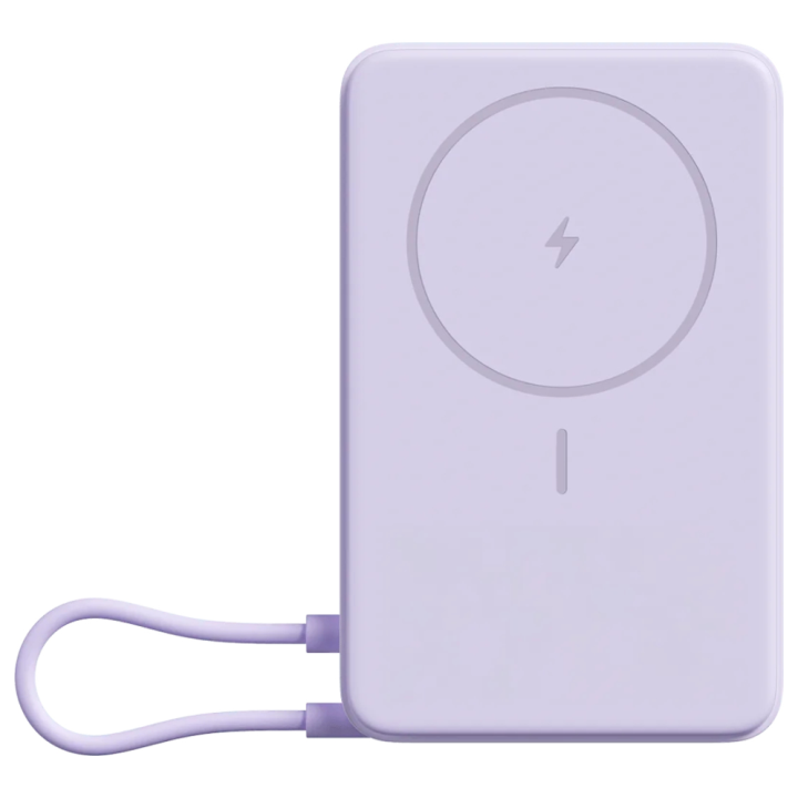 POWERBANK XIAOMI 33W MAGNETIC POWER BANK 10000 BUILT-IN STAND PURPLE