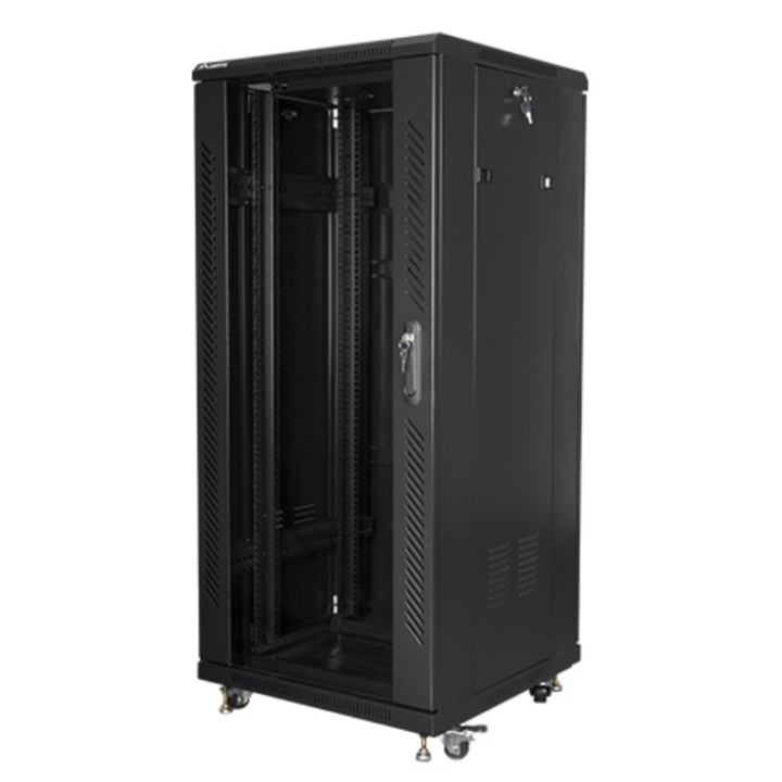 ARMARIO LANBERG RACK 19" 27U 600X600 FLAT PACK BLACK NEGRO