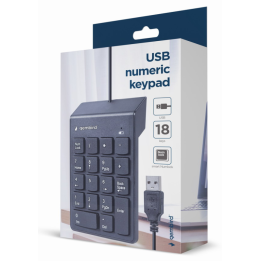 TECLADO NUMERICO GEMBIRD USB NEGRO