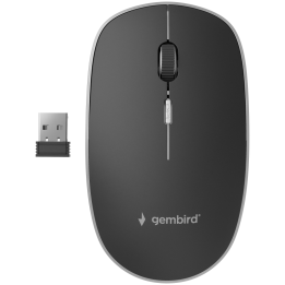 RATON GEMBIRD OPTICO NEGRO BLANCO RF INALAMBRICO PILAS