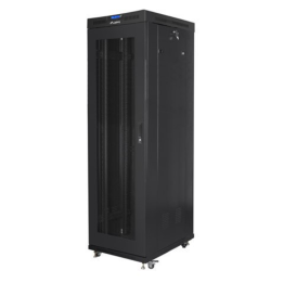 ARMARIO LANBERG RACK 19" 42U 600X1000 FLAT PACK V2 PUERTA MESH CON LCD NEGRO