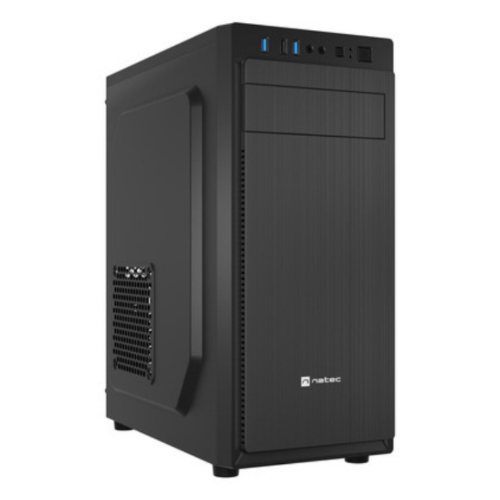CAJA NATEC ARACANTA MIDI TORRE ATX LECTOR TARJETAS 1XUSB2.0 2XUSB3.0 NEGRO