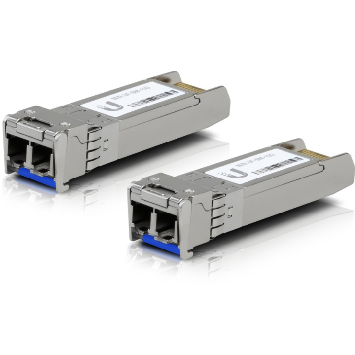 MODULO SFP+ UBIQUITI UACC-OM-SM-10G-D-2 UFIBER TRANSCEIVER SM 2PACK