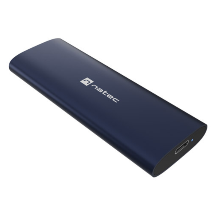 CARCASA SSD NATEC RHINO M.2 NVME LITE USB-C 3.2 GEN 2 ACERO NAVAL
