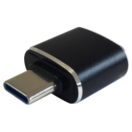MINI ADAPTADOR AISENS USB 3.1 GEN2 3A TIPO USB-C M-A H NEGRO