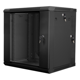 ARMARIO LANBERG MURAL DOBLE SECCION RACK 19" 12U/600X600 FLAT PACK NEGRO