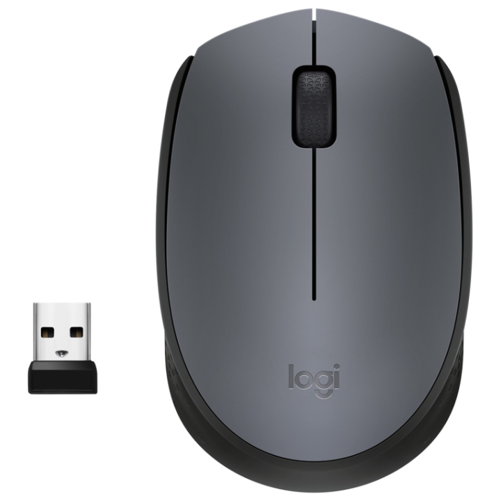 RATON LOGITECH M170 NEGRO GRIS RF INALAMBRICO PILAS