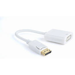 CABLE ADAPTADOR GEMBIRD DISPLAYPORT A DVI MACHO HEMBRA BLANCO