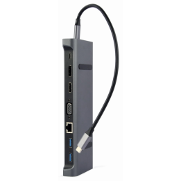 ADAPTADOR MULTIPUERTO USB TIPO C 9 EN 1