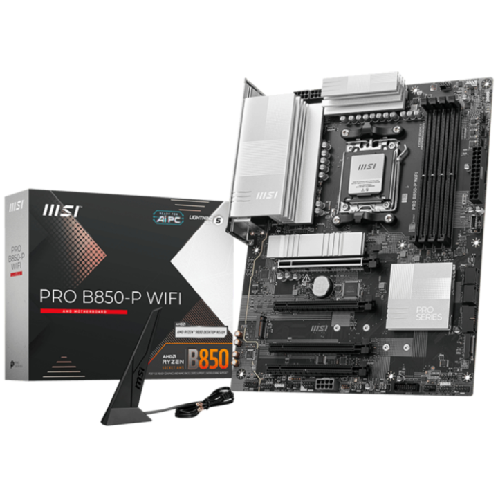 PLACA BASE MSI PRO B850-P WIFI PCI-E x16 Gen5, M.2 Gen5