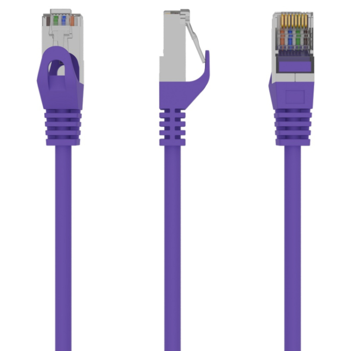 CABLE RED GEMBIRD FTP CAT6 0,5M VIOLETA