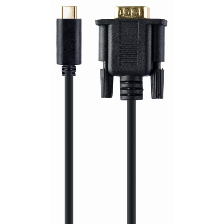ADAPTADOR USB C A VGA M 2 M NEGRO BLISTER