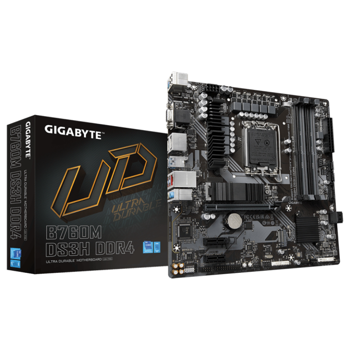 PLACA BASE GIGABYTE B760M DS3H DDR4 1700 MATX 4XDDR4