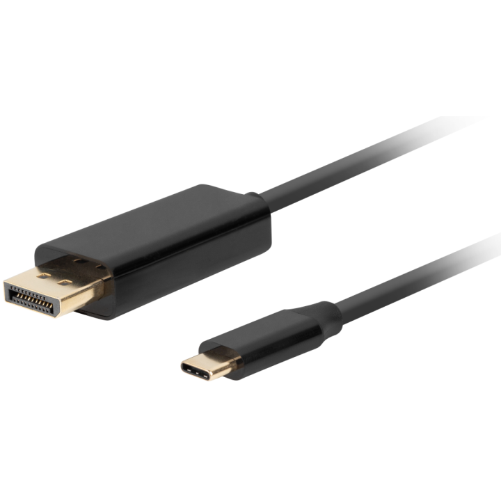 CABLE USB-C A DISPLAYPORT LANBERG MACHO/MACHO 3.0M 4K 60HZ NEGRO
