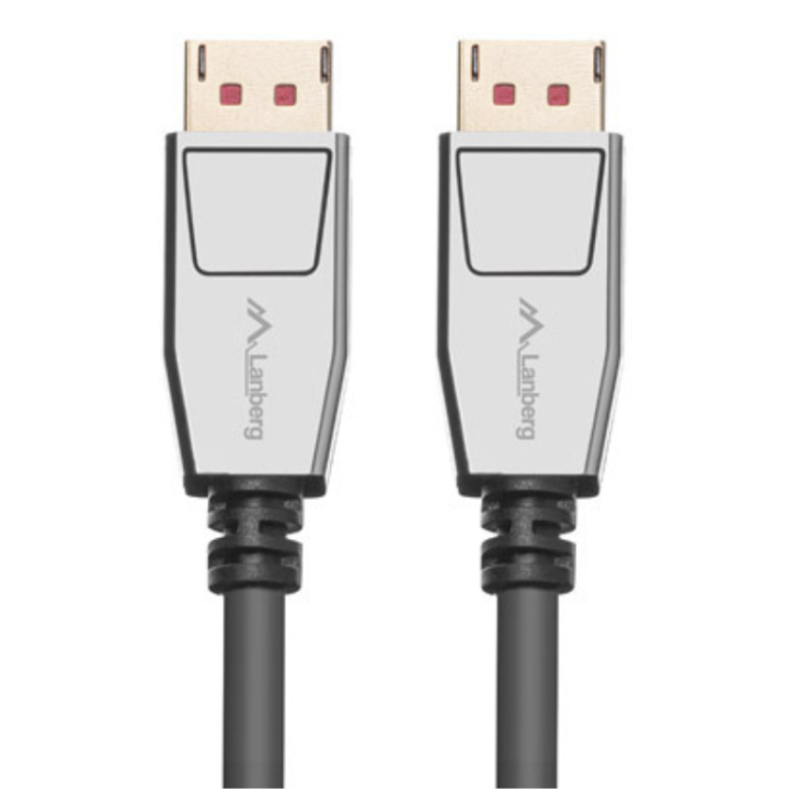 CABLE LANBERG DISPLAYPORT 8K V1.4 M/M 20 PIN DE 1,8M