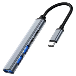 HUB EWENT USB 3.2 GEN TIPO-C GRIS