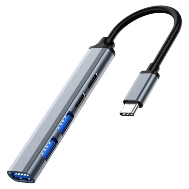 HUB EWENT USB 3.2 GEN TIPO-C GRIS