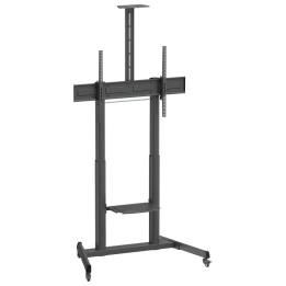 SOPORTE AISENS SUELO RUEDAS MANIVELA BANDEJA SOPORTE CAMARA TV 120KG 60-100"
