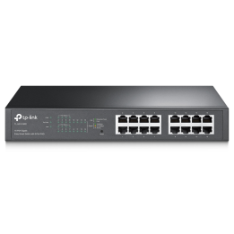 SWITCH TP LINK TL-SG1016PE / EASY SMART 16x1G (8xPOE+), 110W