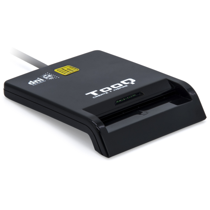 LECTOR DE TARJETAS EXTERNO TOOQ TQR-211B DNIE SIM USB-C NEGRO