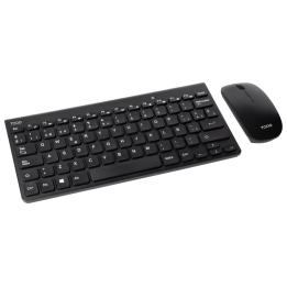 COMBO TECLADO COMPACTO+RATON TOOQ TQKMW-3101-B RF NEGRO