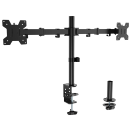 SOPORTE MONITOR AISENS MESA ECO GIRA INCLI MONITOR 10KG (3 PIV 2 BRAZOS) 17"-32"