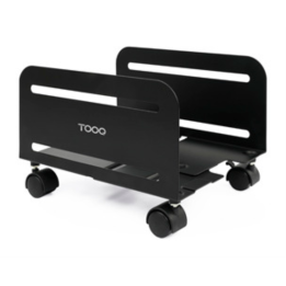 SOPORTE PARA CPU DE SUELO CON RUEDAS TOOQ UMCS0004-B NEGRO