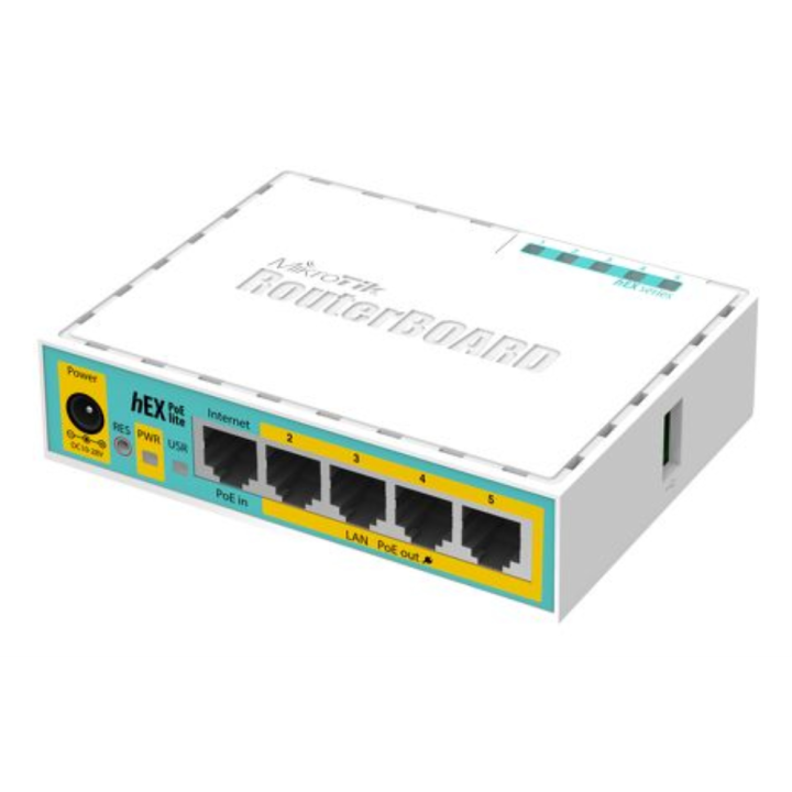 ROUTER MIKROTK HEX POE LITE - RB750UPR2