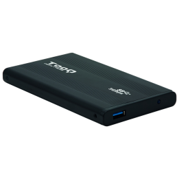 CARCASA HDD TOOQ TQE-2524B 2,5" 9,5 MM SATA USB 3.0 NEGRA