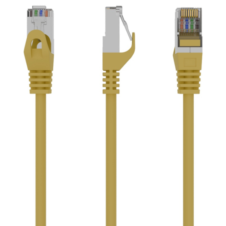 CABLE RED GEMBIRD FTP CAT6 0,25M AMARILLO