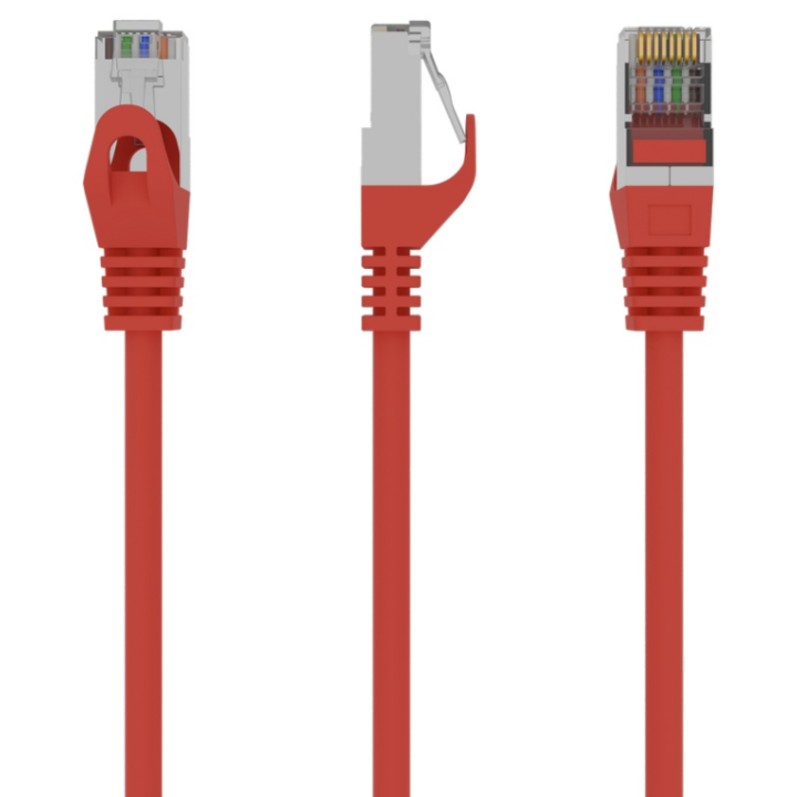 CABLE RED GEMBIRD FTP CAT6 0,5M ROJO