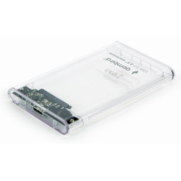 CARCASA HDD GEMBIRD EE2-U3S9-6 2,5" TRANSPARENTE