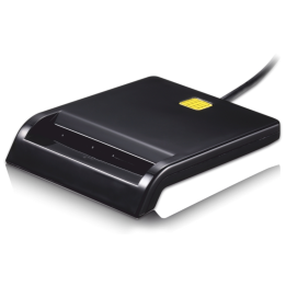 LECTOR TARJETAS EXTERNO TARJETAS INTELIGENTES Y DNIe TOOQ TQR-210B NEGRO