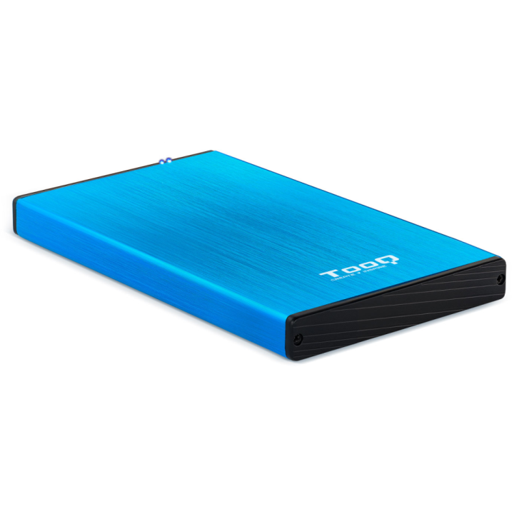 CARCASA HDD TOOQ TQE-2527BL 2,5" 9,5 MM SATA USB 3.0/3.1 AZUL