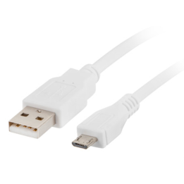 CABLE USB LANBERG 2.0 MACHO/MICRO USB MACHO 1.8M BLANCO